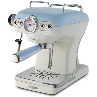 Ariete Рожковая кофеварка Ariete Vintage 1389 Голубая Vintage 1389 Голубая