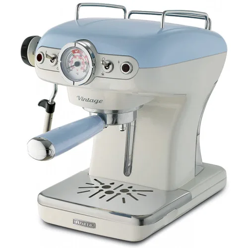 Рожковая кофеварка Ariete Vintage 1389 Голубая, главный вид товара