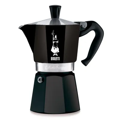 Bialetti Гейзерная кофеварка Bialetti Moka Express чёрная — артикул 0004953 0004953
