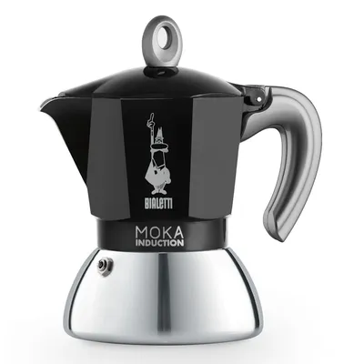 Bialetti Гейзерная кофеварка Bialetti Moka Induction 2020 чёрная 0006932
