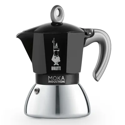 Bialetti Гейзерная кофеварка Bialetti Moka Induction 2020 чёрная — артикул 0006934/NP 0006934/NP