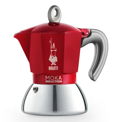 Bialetti Гейзерная кофеварка Bialetti Moka Induction 2020 красная 0006942