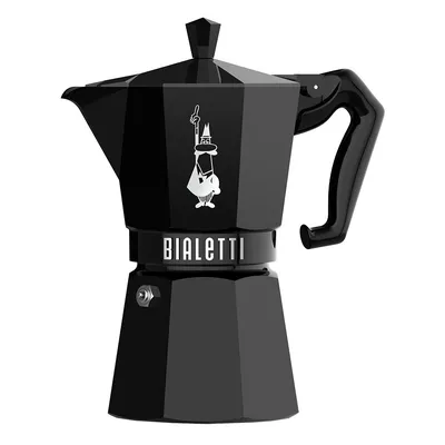 Bialetti Гейзерная кофеварка Bialetti Moka Express Exclusive чёрная — артикул 0009066 0009066