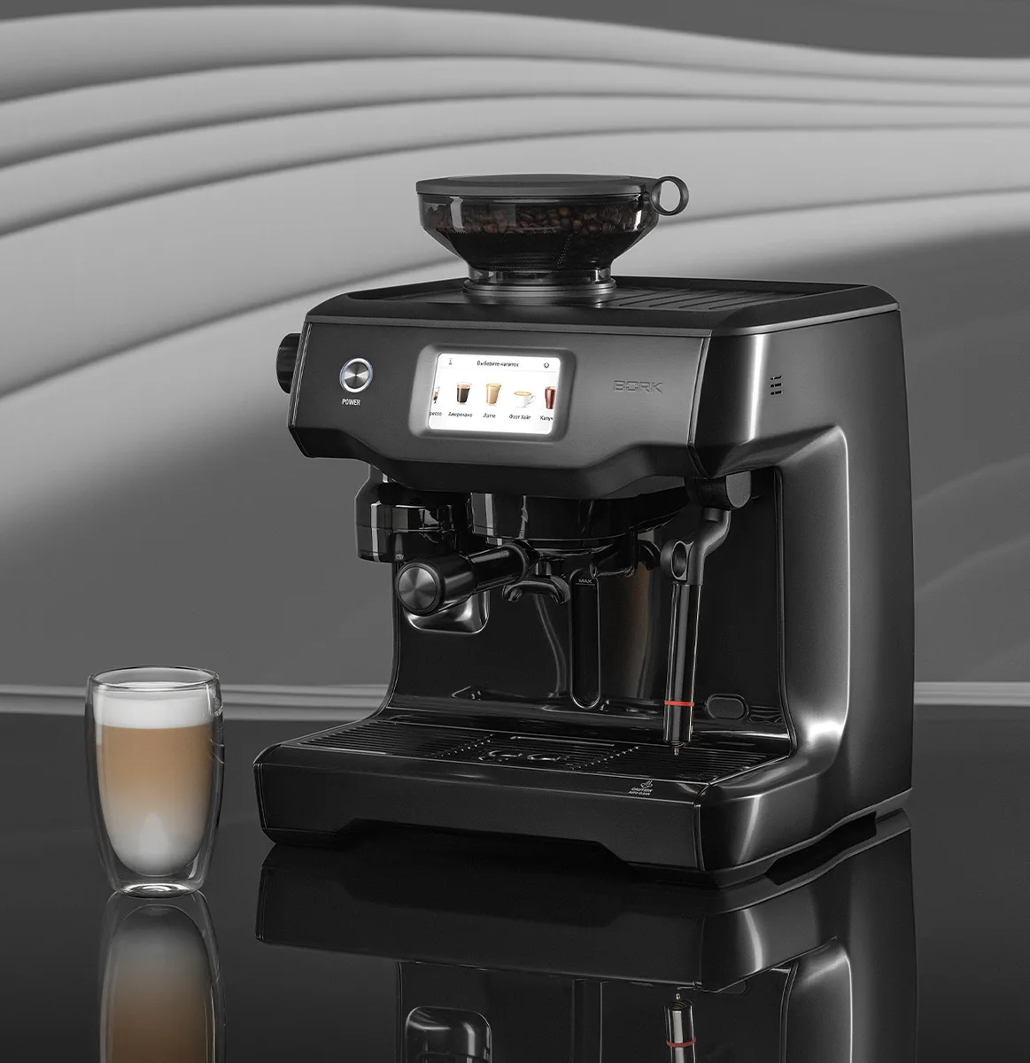 Кофейная станция BORK C820 Noir, артикул C820 Noir, главный вид товара