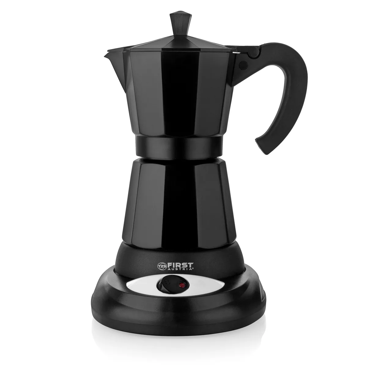 Кофеварка гейзерная FIRST FA-5471-1 Black, артикул FA-5471-1, главный вид товара