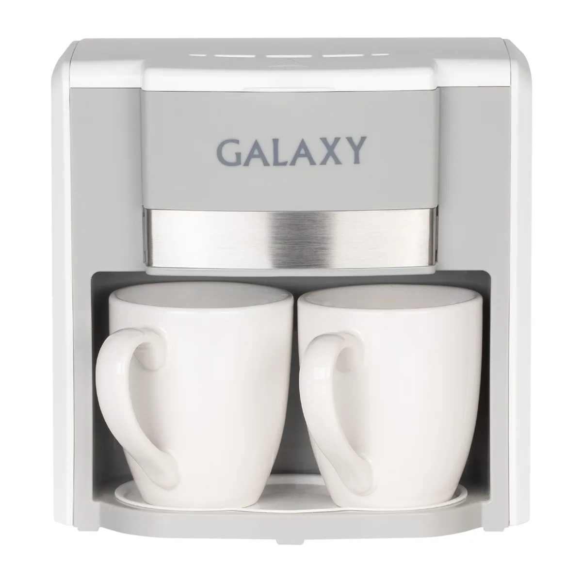Кофеварка электрическая Galaxy GL0708/белая, артикул 7010407081, главный вид товара