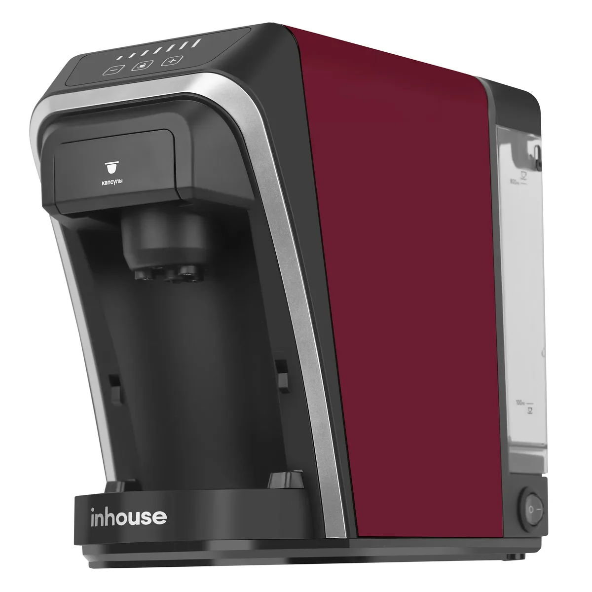 Капсульная кофемашина INHOUSE ICM1502R, главный вид товара