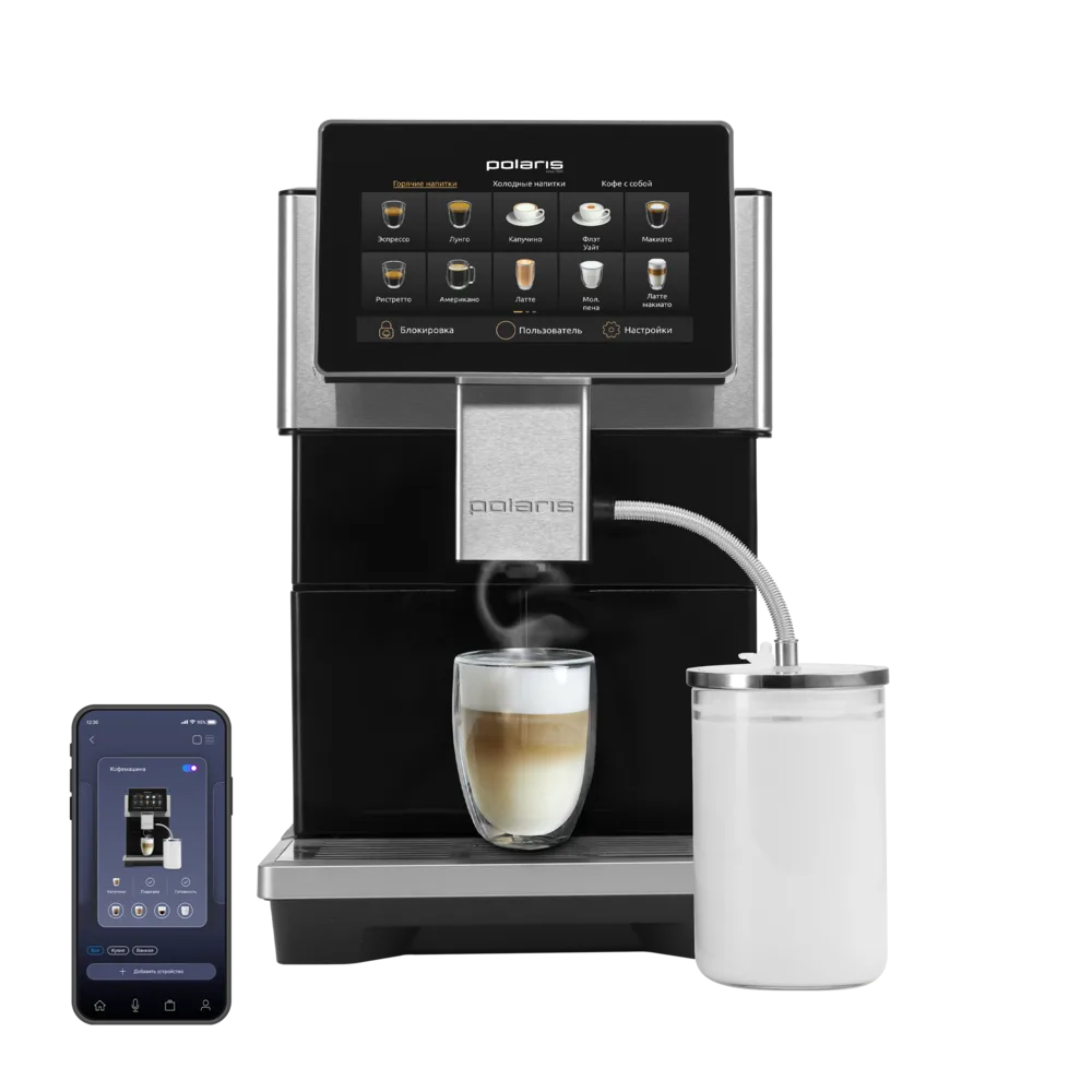 Кофемашина Polaris PACM 2081AC WIFI IQ Home, главный вид товара