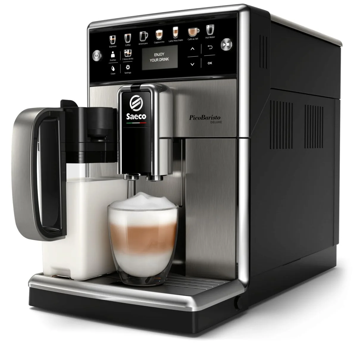 Кофемашина Saeco PicoBaristo Deluxe Сверхавтоматическая эспрессо-кофемашина, артикул SM5573/10, главный вид товара