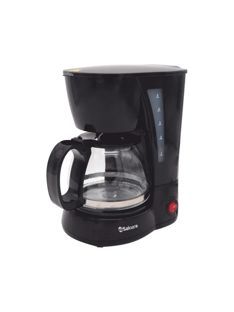 Кофеварка SAKURA SA-6107BK, артикул SA-6107BK, главный вид товара
