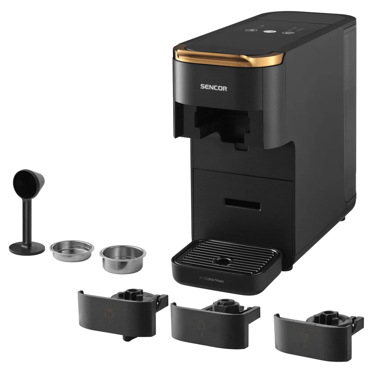 Капсульная кофемашина Sencor SCC 1000BK, главный вид