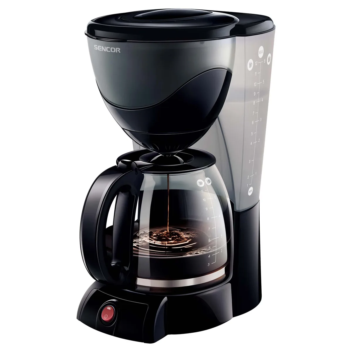 Капельная кофеварка Sencor SCE 3000BK, главный вид