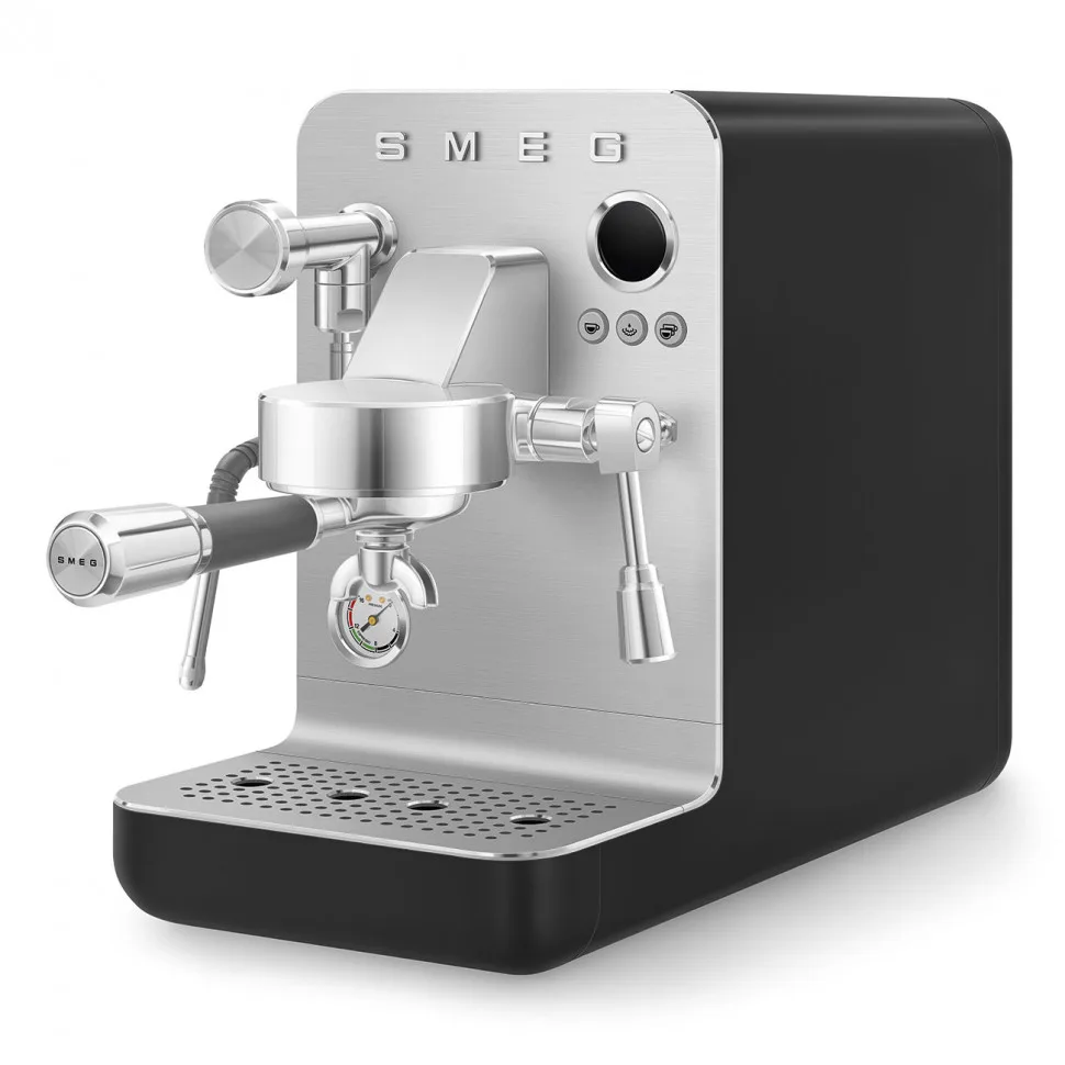 Рожковая кофеварка Smeg EMC02BLMEU, главный вид товара